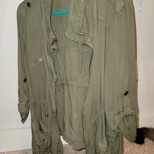 Military Green Utility Jacket